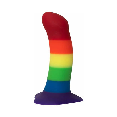 Fun Factory Amor 5 in. Dildo Rainbow Valentine’s Day