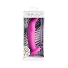 Sportsheets Merge Collection Tana 8 in. Silicone G-Spot Dildo with Suction Cup Pink