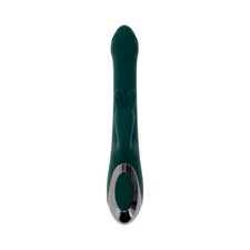 Evolved Rabbit Tap Tap Rechargeable Vibrating Dual Stimulator Silicone Green