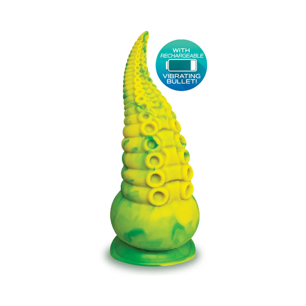 AlienNation Octopod 9 in. Vibrating Silicone Dildo