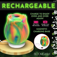 Bloomgasm Glow Rose Glow-in-the-Dark Rose Clit Stimulator