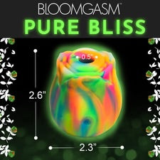 Bloomgasm Glow Rose Glow-in-the-Dark Rose Clit Stimulator